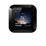 Termostato Con Pantalla Alarm.com Adc-T40K-HD Control De Humedad/Control De Ventilacion/Compatible Con Z-Wave Smartstart Y S2/Color Negro