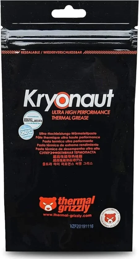 Pasta Termica Thermal Grizzly Kryonaut Extreme De 2 Gramos/Tg-Ke-002-R