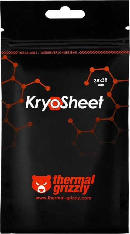 Thermal Pad Thermal Grizzly Kryosheet De Grafeno De 38X38Mm/Tg-Ks-38-38