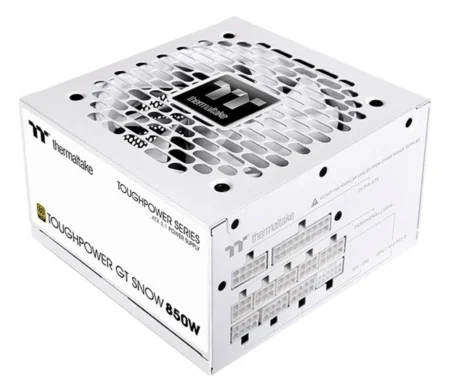 FUENTE DE PODER 850W THERMALTAKE PS-TPD-0850FNFAGU-N GF A3 SNOW 80 PLUS GOLD, 24-PIN ATX, 120MM, COLOR BLANCO