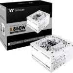 FUENTE DE PODER 850W THERMALTAKE PS-TPD-0850FNFAGU-N GF A3 SNOW 80 PLUS GOLD, 24-PIN ATX, 120MM, COLOR BLANCO