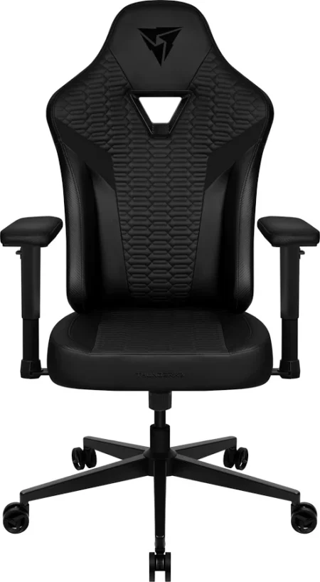 Silla Gamer Thunder X3 4711099477517 Negro-Rosa Neon, 120Kg, Polipiel, Inclinacion Sincrona, Reposabrazos 2D, Soporte Lumbar/Cuello
