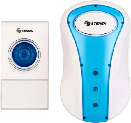 Timbre Digital Inalambrico Steren Tim-255 36 Tonos, Hasta 50M, Blanco