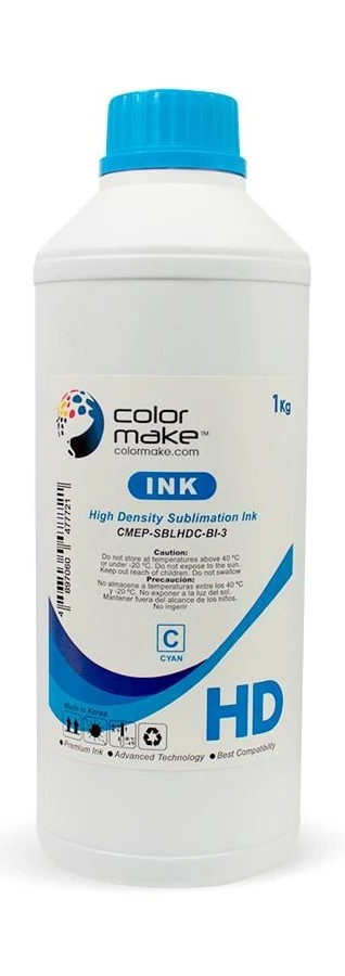 Botella De Tinta Universal Gold Generico 1Ltcy Color Cyan/1 Litro
