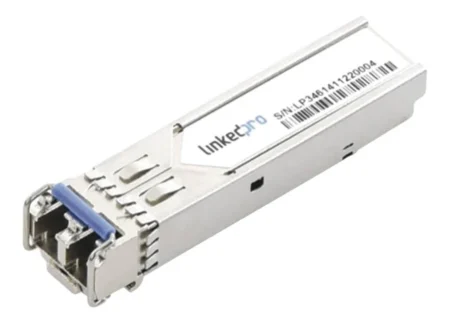 Transceptor Optico Industrial Sfp+ Linkedpro Lp-Ind-Sfp-10G-Sm-20 Monomodo 1310Nm/10Gbps/10Gbase-Lr/Conectores Lc/Upc Duplex/Ddm /Hasta 20Km