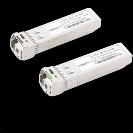 Transceptores Opticos Bidireccionales Sfp+ Linkedpro Lp-Sfp-Bd-10G-60 Monomodo 1270 Y 1330Nm/10Gbps/10Gbase-Bx/Conector Lc/Upc Simplex/Ddm/Hasta 60Km/2 Piezas
