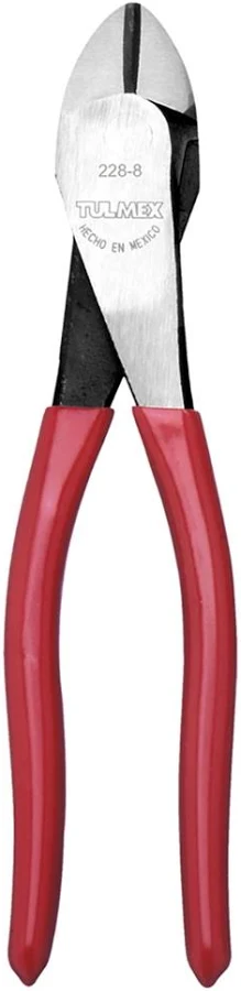 PINZA DE CORTE DIAGONAL 8" TULMEX 228-8 ALTA PALANCA