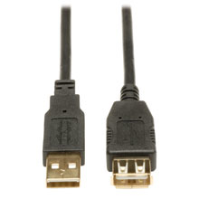 Cable USB Tripp-Lite – 1, 83 M, USB A, USB A, Macho/Hembra, Negro
