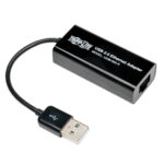 Adaptador De Red Tripp-Lite U236-000-R - USB A, Rj-45, Macho/Hembra, Negro
