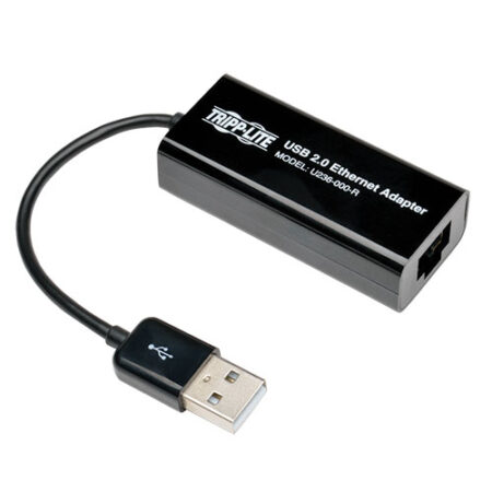 Adaptador De Red Tripp-Lite U236-000-R - USB A, Rj-45, Macho/Hembra, Negro