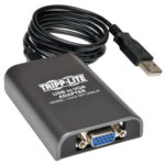 Adaptador USB Tripp-Lite U244-001-VGA-R - USB 2.0, Negro