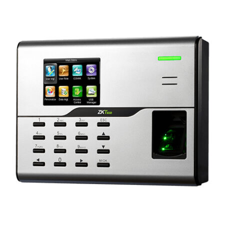 Zkteco Ua860Id – Control De Asistencia Y Acceso Huella Digital Bioid (3000), Tarjeta Id 125 (3000), 50,000 Eventos, Conectividad Tcp/IP Y WiFi