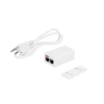 Adaptador PoE Ubiquiti Networks 48Vdc/65A/Gigabit LAN/Protecciones De Sobretension/U-PoE+