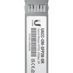 Transceptor De Fibra Optica Ubiquiti Uacc-Om-Sfp28-Sr 2 Conectores Lc/25 Gbps/100Mts/850Nm