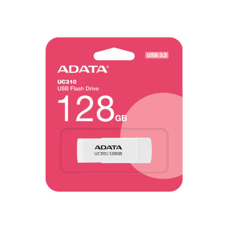 Memoria USB 3.2 128Gb Adata Uc310 Blanco, Uc310-128G-Rwh