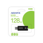Memoria USB 3.2 128Gb Adata Uc320 Retractil/Color Negro/Uc320-128G-Rbk/Bk