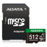 Memoria Microsdxc 512Gb Adata Ud512Gui3V30A2Sp-Ra1/Uhs-1 U3Clase 10/Con Adaptador