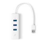 HUB DE 3 PUERTOS USB 3.0 TP-LINK UE330 CON ADAPTADOR ETHERNET GIGABIT
