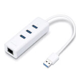 Adaptador USB 2 En 1 Con Hub De 3 Puertos USB 3.0 Y Adaptador