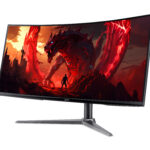 Monitor 34" Acer Nitro Ed340Cu S3 LED/Pantalla Curvo/Ultra Wide Quad HD/HDMI/DP/Bocinas Integradas/Color Negro/Um.ce0Ee.301