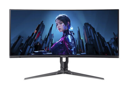 Monitor 34″ Acer Predator X34 Qd-OLED/Pantalla Curvo/IPS Agile-Splendor/HDMI/DP/USB-C/Bocinas Integradas/Color Negro/Um.cxxee.501