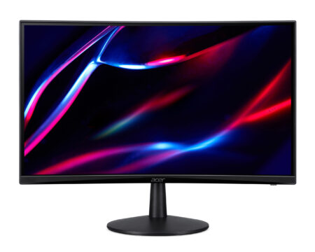 Monitor Acer Gamer Curvo Ed240Q Hbi 23.6; Full HD 1920 X1080; VA;100Hz; 1Ms (Vrb); 1Xvga 1Xhdmi; AMD Freesync; Incluye Cable HDMI; 3 Años De Garantia –