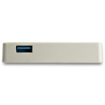 Adaptador USB Tipo C A Etherne T Con Puerto USB Extra - Blanco