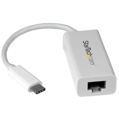 Adaptador De Red Gigabit USB-C Blanco 5Gbps USB 3.1 Gen 1