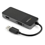 ADAPTADOR DE VIDEO DE USB-A A HDMI Y VGA 4K 30HZ, STARTECH USB32HDVGA