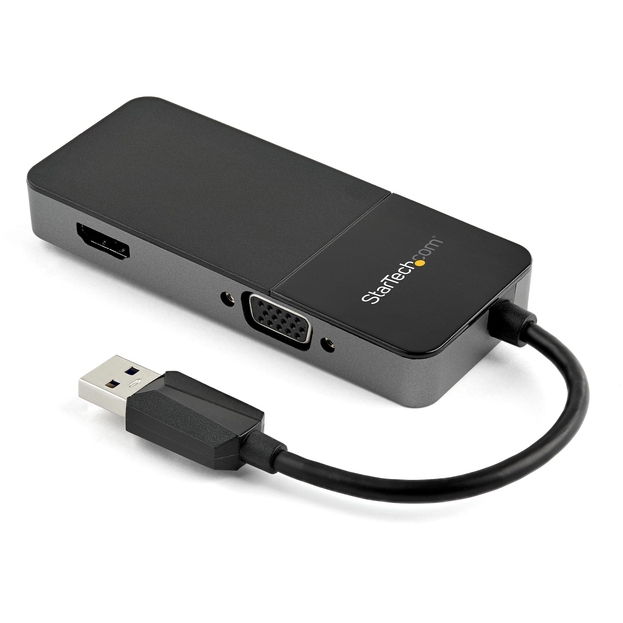 ADAPTADOR DE VIDEO USB 3.0 A H DMI Y VGA - 4K 30HZ - MULTIPUERTOS