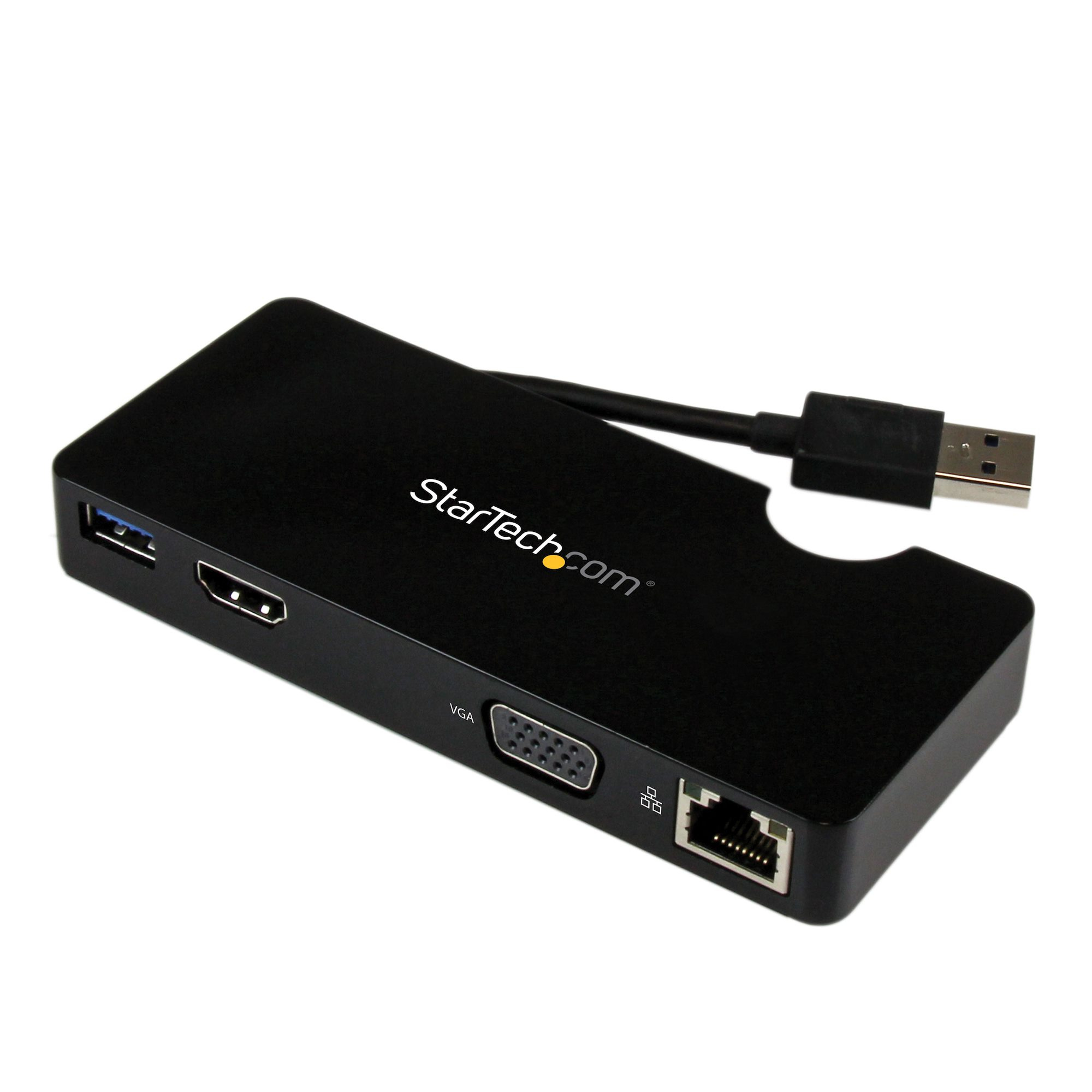 Docking Station Usb 3.0 A Hdmi O Vga Startech Usb3smdockhv, Usb 3.0 Y Puerto Ethernet Gigabit Negro