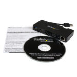 Docking Station USB 3.0 A HDMI O VGA Startech Usb3Smdockhv, USB 3.0 Y Puerto Ethernet Gigabit Negro