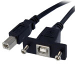 Cable 91Cm USB 2.0 Montaje En Panel Macho A Hembra USB B .