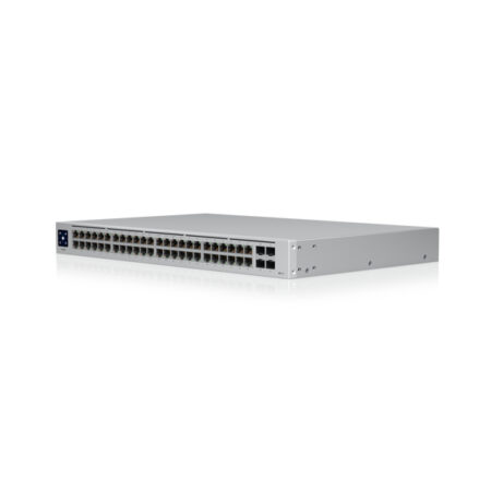 Switch Ubiquiti Unifi Usw-48-PoE, Capa 2 De 48 Puertos (32 Puertos PoE 802.3Af/At+16 Puertos Gigabit)+4 Puertos 1G Sfp, 195W, Pantalla Informativa