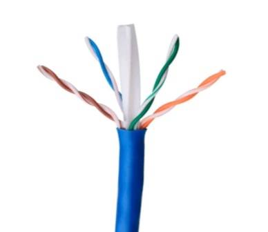 Bobina Utp Cat6 Para Interior – 4 Pares, 23 Awg, Bobina De 305 Mts, 100 Cobre, Leviton Utp6M-Mlb, Color Azul