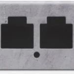 MASCARA DECORATIVA PARA ACCESS POINT UBIQUITI IW-HD-CT-3 PARA UAP-IW-HD/3 PIEZAS/GRIS-CONCRETO