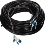Cable De Fibra Optica Ubiquiti 60 Metros/6 Hilos/Lc Macho-Lc Macho/Negro Fc-Sm-200