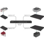 Cable De Fibra Optica Ubiquiti 60 Metros/6 Hilos/Lc Macho-Lc Macho/Negro Fc-Sm-200