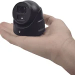 Camara Ultra Mini Turret Turbo Hikvision Ds-2Ce70D0T-Itmf 2Mpx/Gran Angular/Lente 2.8 Mm/20 Mts Ir Exir/Exterior IP67/4 Tecnologias (Tvi/Ahd/Cvbs)/Dwdr/Color Negro