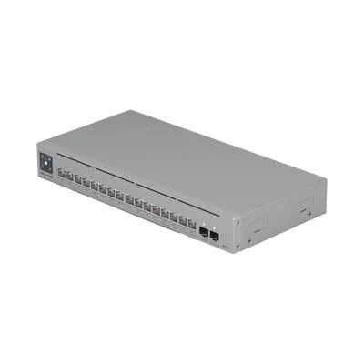 Switch Unifi Pro Max 16 PoE Con Funciones Capa 3 Ubiquiti Usw-Pro-Max-16-PoE 16 Puertos Etherlight Rgb/4 Puertos 2.5 Gbe PoE/12 Puertos Gbe PoE+/2 Puertos Sfp+ 10G/Administrable/Con Pantalla Tactil Informativa