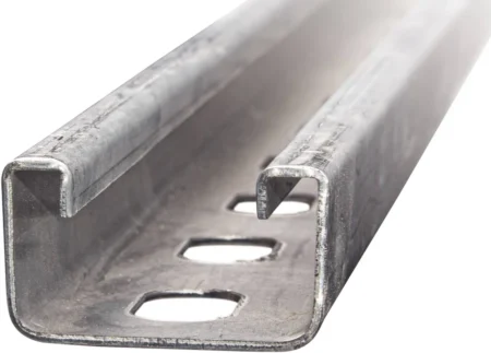 Unicanal Perforado Anclo ANC-Uoc4X2/4X2Cmx3M/Calibre 14/Galvanizado Electrolitico