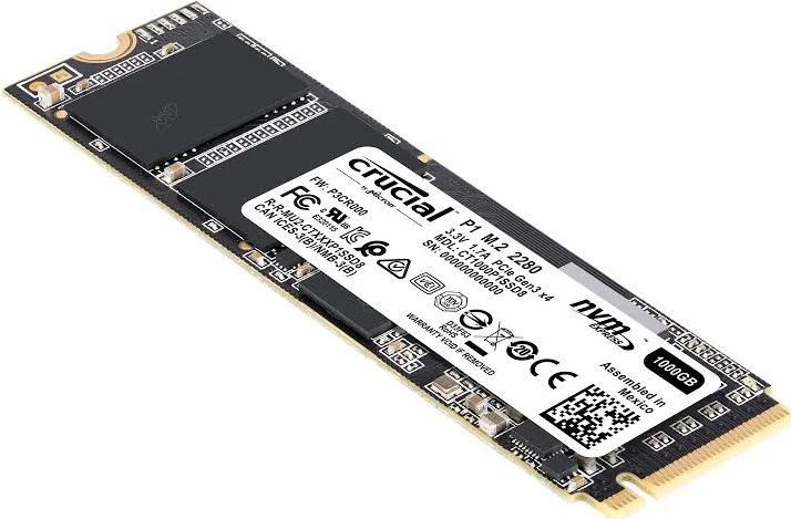 U. ESTADO SOLIDO SSD M.2 1TB CRUCIAL CT1000P3PSSD8 P3 PLUS NVME/3D NAND/PCI EXPRESS 4.0