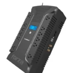 No Break Forza Ht-650Lcd, 650Va(390W), 12 Contactos Nema 5-15R, USB, 120V, Color Negro