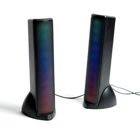 Bocinas Inalámbricas Gamer Con Luz Rgb – Sonido Hq Transmisión Bt Aura | Vortred