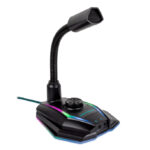 Microfono Perfect Choice V-930419, Alambrico Vortred Gaming/Con Luz LED Rgb/Conexion USB/3.5Mm/2000Ohm/Negro