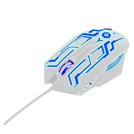 Mouse Gamer Alámbrico 3600 Dpi Ajustable 6 Botones Legacy Color Blanco | Vortred