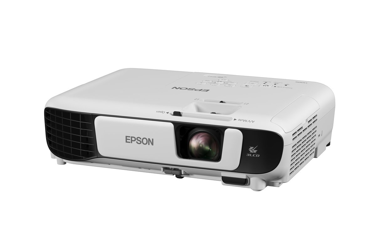 VIDEOPROYECTOR EPSON POWERLITE W52+ 3LCD/WXGA/4000 LUMENES/USB/HDMI/WIFI, V11HA02021
