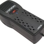Regulador Vica V2500, 2500Va/1500W, 8 Contactos