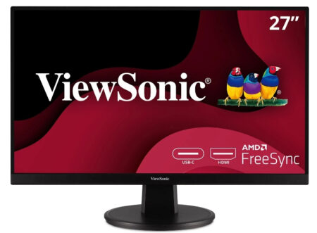MONITOR 23.8″ VIEWSONIC VA2447-MHU, LED/FULL HD/FREESYNC/75HZ/HDMI/BOCINAS INCORPORADAS (2X2W)/COLOR NEGRO