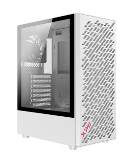 Gabinete Gamer Xpg Valorairmt-Whcww/Ventana/Midi-Tower/ATX/Mini-Itx/Micro-ATX/USB 3.2/Sin Fuente, 4 Ventiladores/Color Blanco